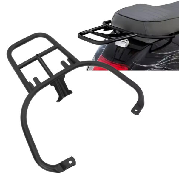 แร็คหลัง Vespa Primavera 150 / Sprint 150 สีโครเมียม