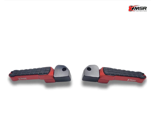 พักเท้าหลัง ที่พักเท้าหลัง สำหรับ YAMAHA NMAX XMAX TMAX ปีเก่า พับเก็บได้ อะลูมิเนียม CNC แข็งแรง สวยงาม โดย Xmsr