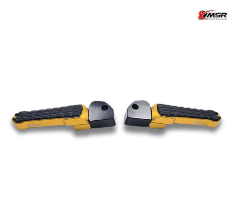 พักเท้าหลัง ที่พักเท้าหลัง สำหรับ YAMAHA NMAX XMAX TMAX ปีเก่า พับเก็บได้ อะลูมิเนียม CNC แข็งแรง สวยงาม โดย Xmsr