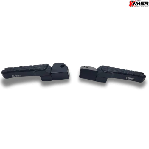พักเท้าหลัง ที่พักเท้าหลัง สำหรับ YAMAHA NMAX XMAX TMAX ปีเก่า พับเก็บได้ อะลูมิเนียม CNC แข็งแรง สวยงาม โดย Xmsr