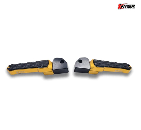 พักเท้าหลัง ที่พักเท้าหลัง สำหรับ YAMAHA NMAX XMAX TMAX ปีเก่า พับเก็บได้ อะลูมิเนียม CNC แข็งแรง สวยงาม โดย Xmsr