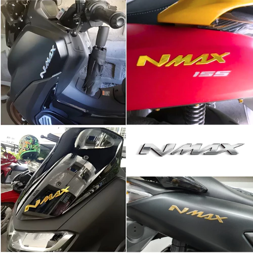 โลโก้ ตราสัญลักษณ์ 2ชิ้น Yamaha NMAX ตัวนูน 3D มีกาวพร้อมติด กันน้ำ สวยงาม ทนทาน ใช้งานได้นาน พร้อมติดตั้ง โดย Xmsr