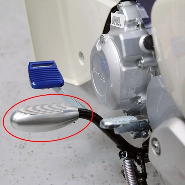 ที่พักเท้าหน้า Honda Super cub 110i ปี 2018-2025 (2ข้าง/1ชุด) โดย Xmsr อะลูมิเนียม แข็งแรง สวย ไม่เป็นสนิม