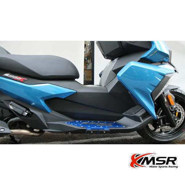 แผ่นรองพักเท้า BMW C400X แผ่นวางเท้า ที่พักเท้า พักเท้า อลูมิเนียมอัลลอยด์ CNC จากประเทศเกาหลี สีสวย ทนทาน โดย Xmsr