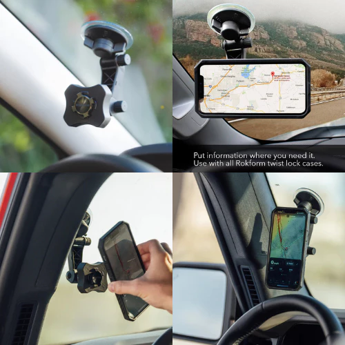 ที่จับมือถือ ติดกระจกรถยนต์ แบบดูดสูญญากาศ ROKFORM แบรนด์อเมริกา รุ่น WINDSHIELD SUCTION MOUNT สะดวก แข็งแรง โดย Xmsr