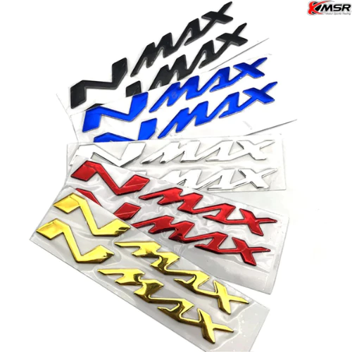 โลโก้ ตราสัญลักษณ์ 2ชิ้น Yamaha NMAX ตัวนูน 3D มีกาวพร้อมติด กันน้ำ สวยงาม ทนทาน ใช้งานได้นาน พร้อมติดตั้ง โดย Xmsr