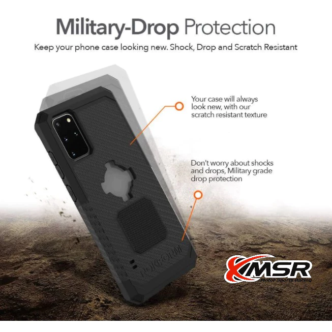 อึดเวอร์! Rokform แบรนด์แท้ Samsung S20 Ultra, S20 plus ติดที่ยึดโทรศัพท์ มีแม่เหล็ก ผ่านMilitary Standard เคสโทรศัพท์