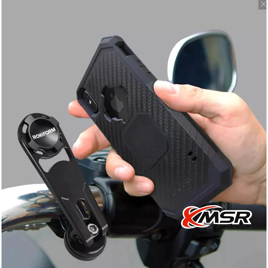 ที่จับมือถือ แบบติดแฮนด์บาร์ ขนาดแฮนด์ 22mm-31mm ROKFORM แบรนด์อเมริกา รุ่น HANDLEBAR PHONE MOUNT โดย Xmsr