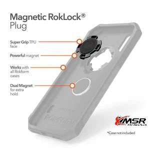 ที่ปิดรูเคสแบบแม่เหล็ก สำหรับเคสมือถือ ROKFORM ทุกรุ่น แบรนด์อเมริกา รุ่น MAGNETIC ROKLOCK PLUG ฝาปิดเคสแบบแม่เหล็ก Xmsr