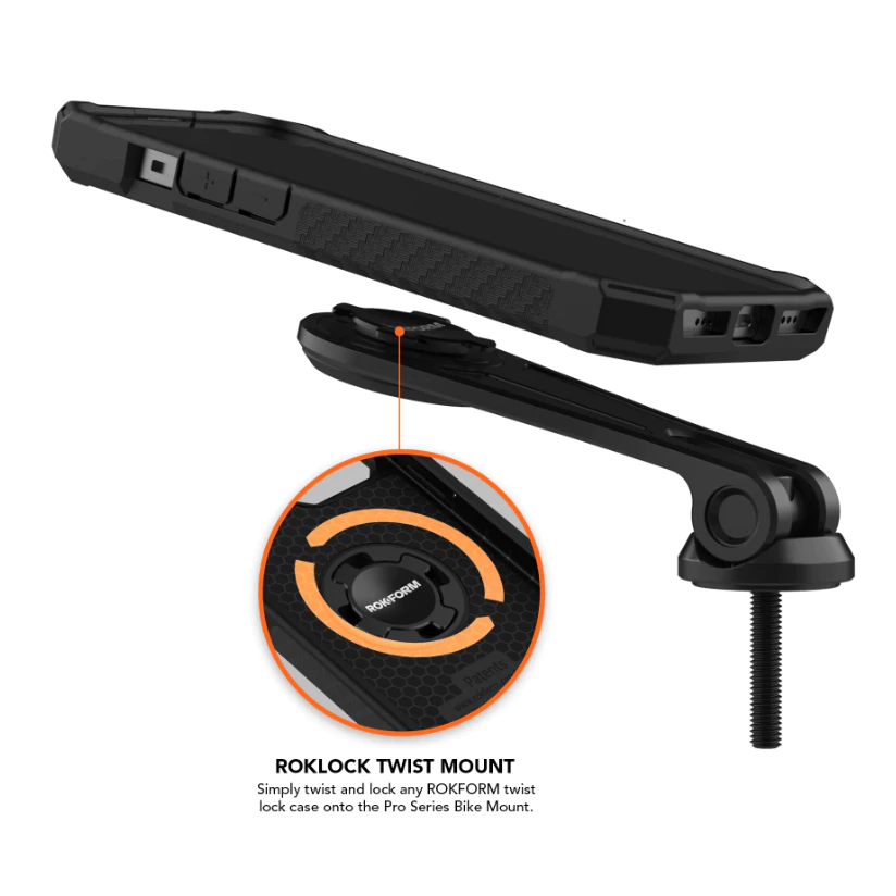 ที่จับมือถือแบบติดสเตมจักรยาน ROKFORM แบรนด์อเมริกา รุ่น V4 PRO STEM BIKE MOUNT ที่จับมือถือ สำหรับจักรยาน โดย Xmsr