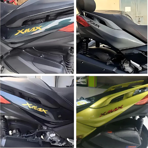 โลโก้ STICKER จำนวน 2ชิ้น สำหรับ YAMAHA XMAX 300 ตัวนูน 3D มีแถบกาวพร้อมติด กันน้ำ สวยงาม ทนทาน มีสีให้เลือก โดย Xmsr