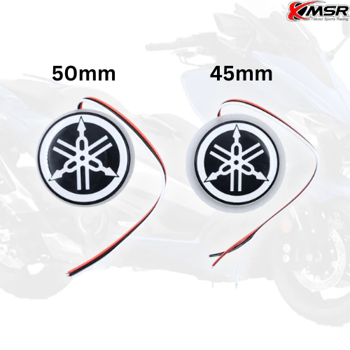 ฟ LED โลโก้ตราสัญลักษณ์ LOGO EMBLEM สำหรับ YAMAHA ไฟสองทาง สลับสี ขาวแดง / ขาวเหลือง กันน้ำ 1ชุดมี 2ชิ้น โดย Xmsr