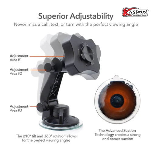 ที่จับมือถือ ติดกระจกรถยนต์ แบบดูดสูญญากาศ ROKFORM แบรนด์อเมริกา รุ่น WINDSHIELD SUCTION MOUNT สะดวก แข็งแรง โดย Xmsr