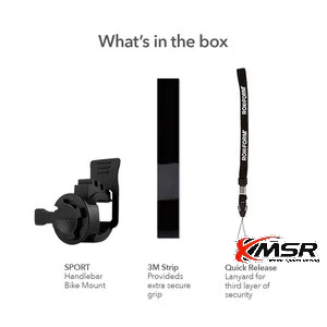 ที่จับมือถือสำหรับติดแฮนด์จักรยาน ROKFORM แบรนด์อเมริกา รุ่น BICYCLE HANDLEBAR MOUNT สำหรับจักรยาน แข็งแรง โดย Xmsr