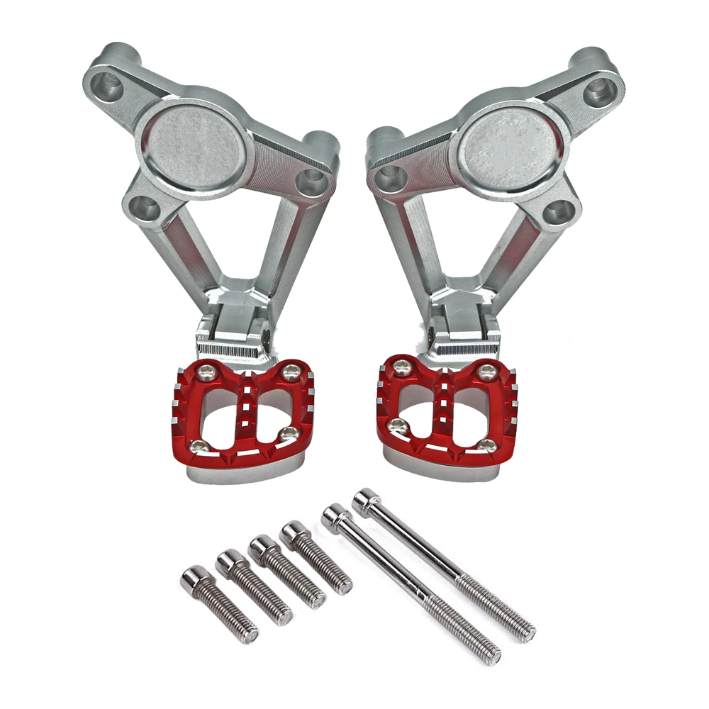 แท้100% เซ็ตที่วางพักเท้าหลัง X-ADV750 ปีเก่า พับเก็บได้ Xmsr อะลูมิเนียมcnc แข็งแรง ที่พักเท้าหลัง ที่พักเท้า