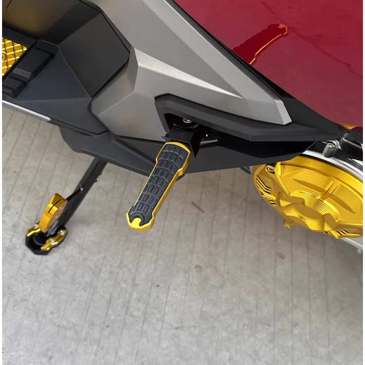 พักเท้าหลัง HONDA FORZA 300/350 หรือ ADV 350 ปี 2018-2025 ที่วางพักเท้าหลัง มี 2แบบ โดย Xmsr อลูมิเนียม CNC