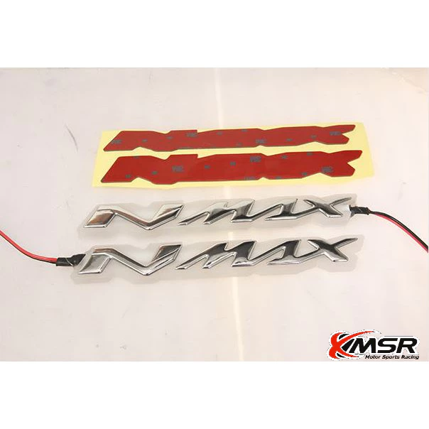 โลโก้ไฟ LED Yamaha NMAX 155 กันน้ำ ติดตั้งง่าย | XMSR