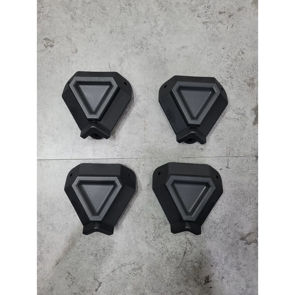 อะไหล่มุมกล่องท้าย/กล่องข้าง พร้อมรีเวท ขนาด 36L,45L,55L มุมปี๊บอลูมิเนียม XMSR ปิ๊บท้าย ปี๊บข้าง