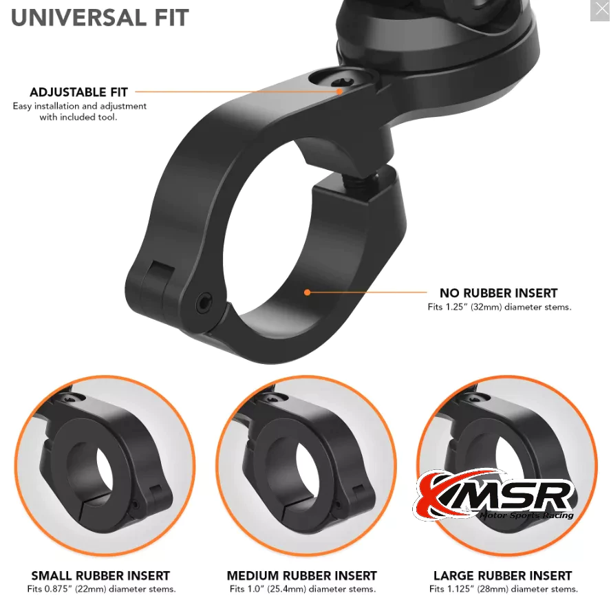 ที่จับมือถือ แบบติดแฮนด์บาร์ ขนาดแฮนด์ 22mm-31mm ROKFORM แบรนด์อเมริกา รุ่น HANDLEBAR PHONE MOUNT โดย Xmsr