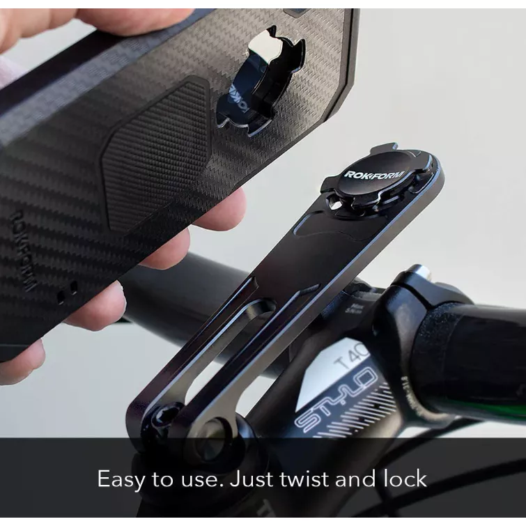 ที่จับมือถือแบบติดสเตมจักรยาน ROKFORM แบรนด์อเมริกา รุ่น V4 PRO STEM BIKE MOUNT ที่จับมือถือ สำหรับจักรยาน โดย Xmsr