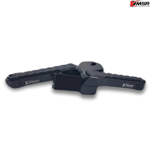 พักเท้าหลัง ที่พักเท้าหลัง สำหรับ YAMAHA NMAX XMAX TMAX ปีเก่า พับเก็บได้ อะลูมิเนียม CNC แข็งแรง สวยงาม โดย Xmsr