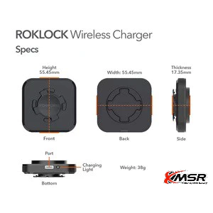 แท่นชาร์จมือถือไร้สาย ROKFORM แบรนด์อเมริกา รุ่น ROKLOK WIRELESS CHARGER ที่ชาร์จไร้สาย แท่นชาร์จไร้สาย โดย Xmsr