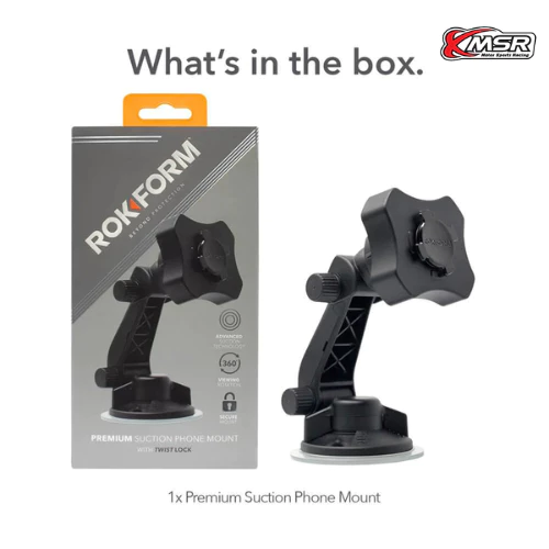 ที่จับมือถือ ติดกระจกรถยนต์ แบบดูดสูญญากาศ ROKFORM แบรนด์อเมริกา รุ่น WINDSHIELD SUCTION MOUNT สะดวก แข็งแรง โดย Xmsr