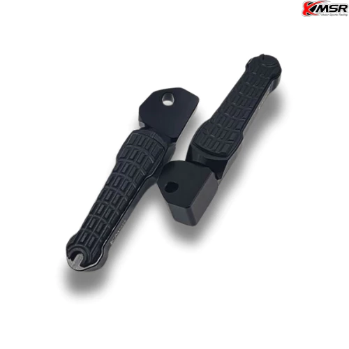 พักเท้าหลัง ที่พักเท้าหลัง สำหรับ YAMAHA NMAX XMAX TMAX ปีเก่า พับเก็บได้ อะลูมิเนียม CNC แข็งแรง สวยงาม โดย Xmsr