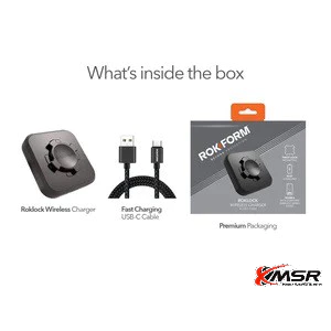 แท่นชาร์จมือถือไร้สาย ROKFORM แบรนด์อเมริกา รุ่น ROKLOK WIRELESS CHARGER ที่ชาร์จไร้สาย แท่นชาร์จไร้สาย โดย Xmsr