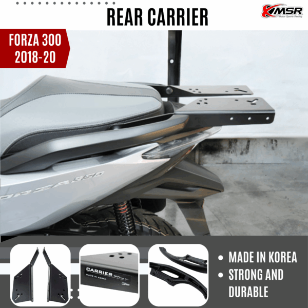 แร็คท้าย xmsr สำหรับ honda forza 300 350 รุ่นปี 2018 2020