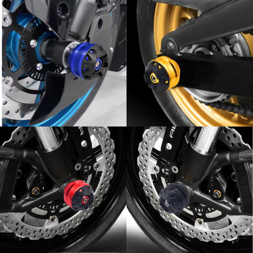 กันล้มล้อหน้า กันล้ม KAWASAKI VERSYS 650 ทุกปี ในชุดมีแกนกลาง ตัวกันล้มซ้าย-ขวา มีหลายสีให้เลือก สวย แข็งแรง โดย Xmsr