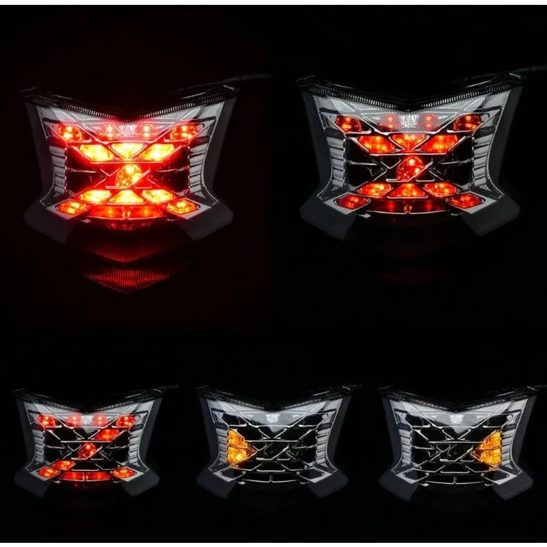 แท้100% ไฟท้าย Kawasaki Z900 ไฟเบรก XMSR ไฟท้ายรถจักรยานยนต์ Led สว่าง เห็นชัดเจน ทนทาน ใช้งานได้นาน