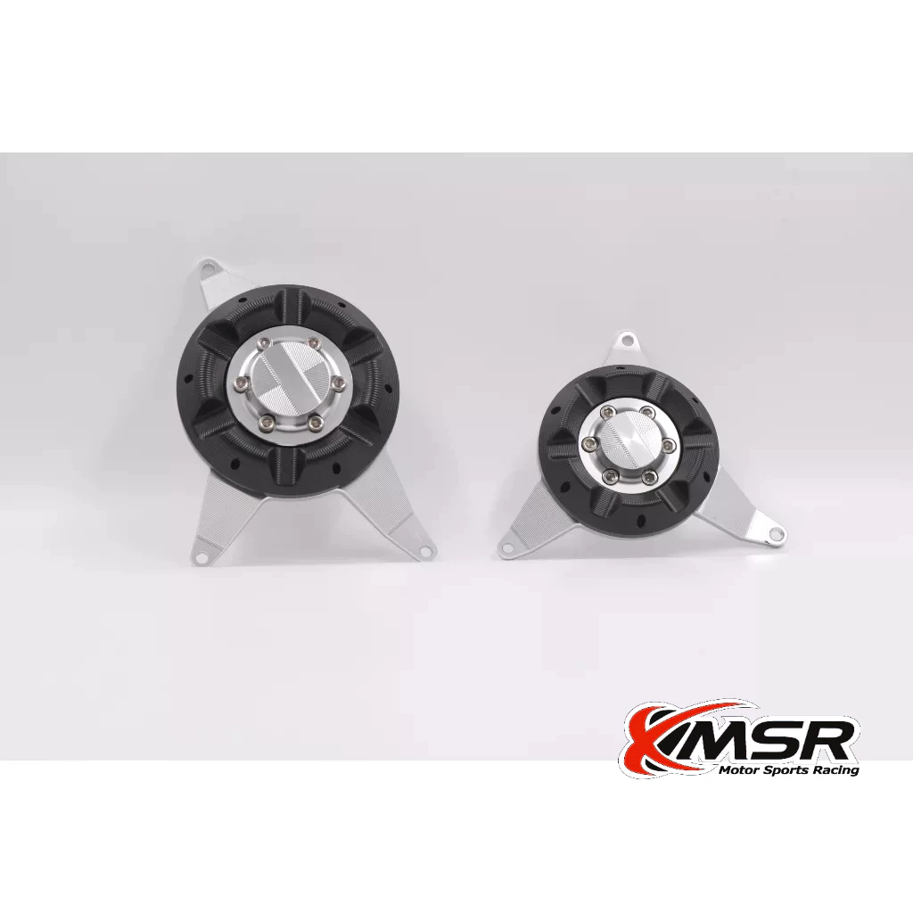 แท้100% ฝาครอบเครื่อง Kawasaki Z650 2017 2018 2019 2020 2021 2022 2023 ครอบเครื่องฝั่งซ้าย XMSR อะลูมิเนียม ของแต่ง