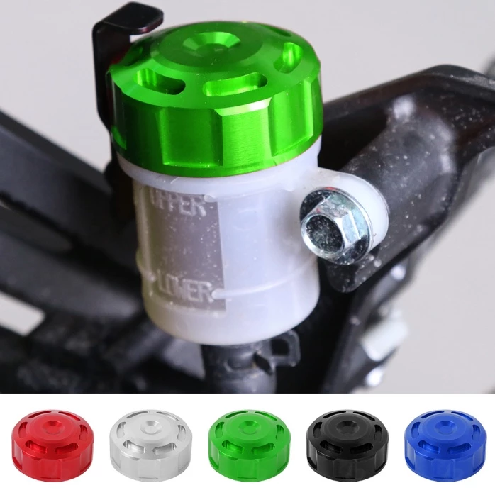 ฝาครอบกระปุกน้ำมันเบรคหลัง ขนาด 41.5 มม. อลูมิเนียม Kawasaki Yamaha Ducati ใส่ได้หลายรุ่น โดยXmsr ฝาครอบกระปุกน้ำมันเบรค