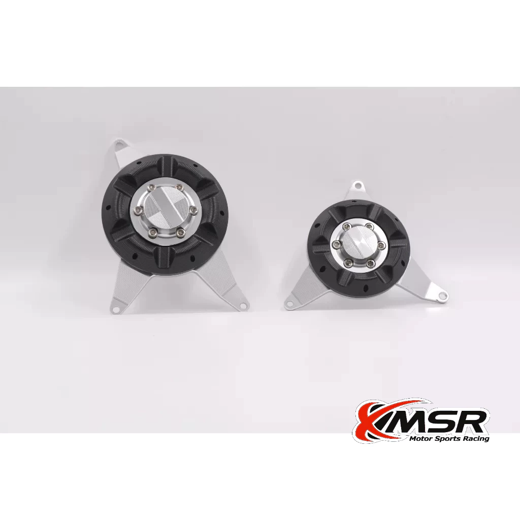 แท้100% ฝาครอบเครื่อง Kawasaki Z650 2017 2018 2019 2020 2021 2022 2023 ครอบเครื่องฝั่งซ้าย XMSR อะลูมิเนียม ของแต่ง
