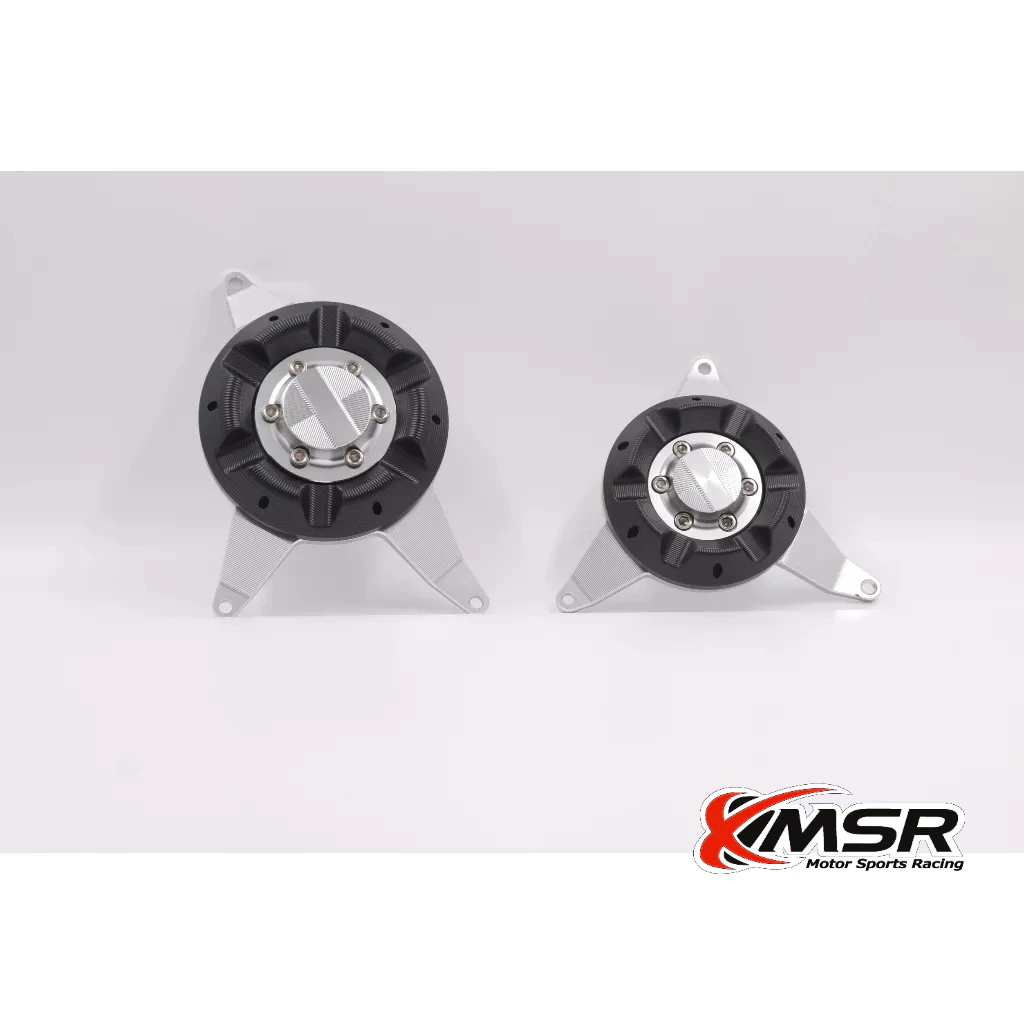 แท้100% ฝาครอบเครื่อง Kawasaki Z650 2017 2018 2019 2020 2021 2022 2023 ครอบเครื่องฝั่งซ้าย XMSR อะลูมิเนียม ของแต่ง