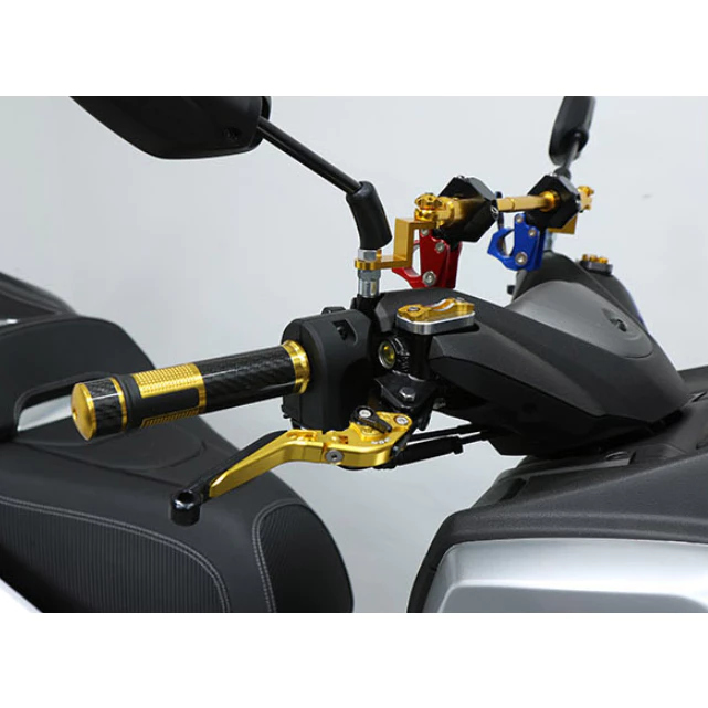 ก้านมือเบรค สำหรับ SUZUKI BURGMAN 125 200 ทุกปี แบบธรรมดา และ แบบพับได้ ปรับระยะได้ อะลูมิเนียม มือเบรค ก้านเบรค โดยXmsr
