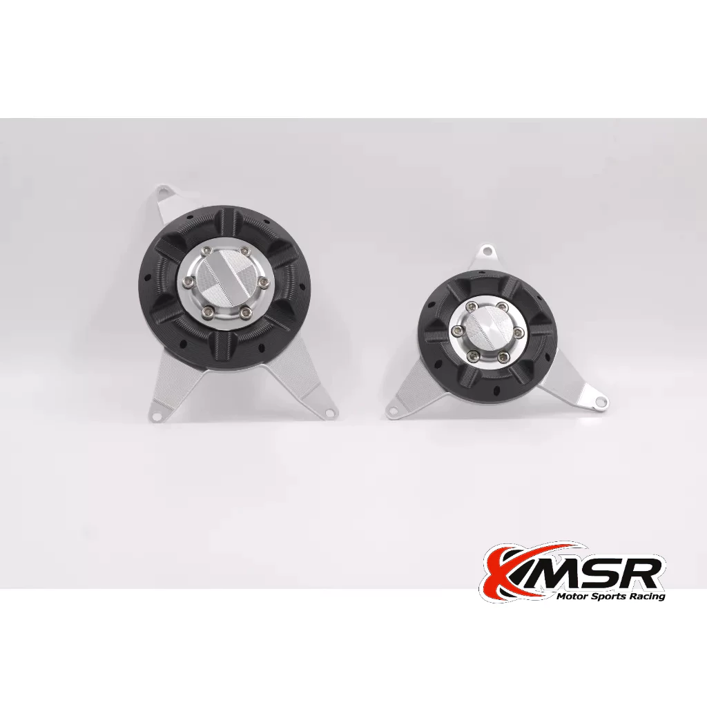 แท้100% ฝาครอบเครื่อง Kawasaki Z650 2017 2018 2019 2020 2021 2022 2023 ครอบเครื่องฝั่งซ้าย XMSR อะลูมิเนียม ของแต่ง