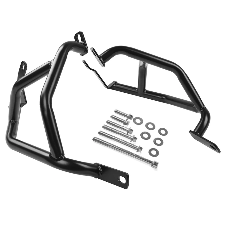 แคชบาร์ล่าง สำหรับ KAWASAKI Z250 Z400 ปี 2019-2024 กันล้ม กันรอย แข็งแรงมาก เหล็กหนา พาวเดอร์โค้ทสีดำ โดย Xmsr