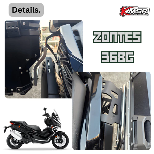 ชุดแร็คท้าย แร็คข้าง สำหรับ ZONTES 368G ตะแกรงท้าย+ตะแกรงข้าง แร็คท้าย แร็คข้าง​ เหล็กท้าย โดย Xmsr​