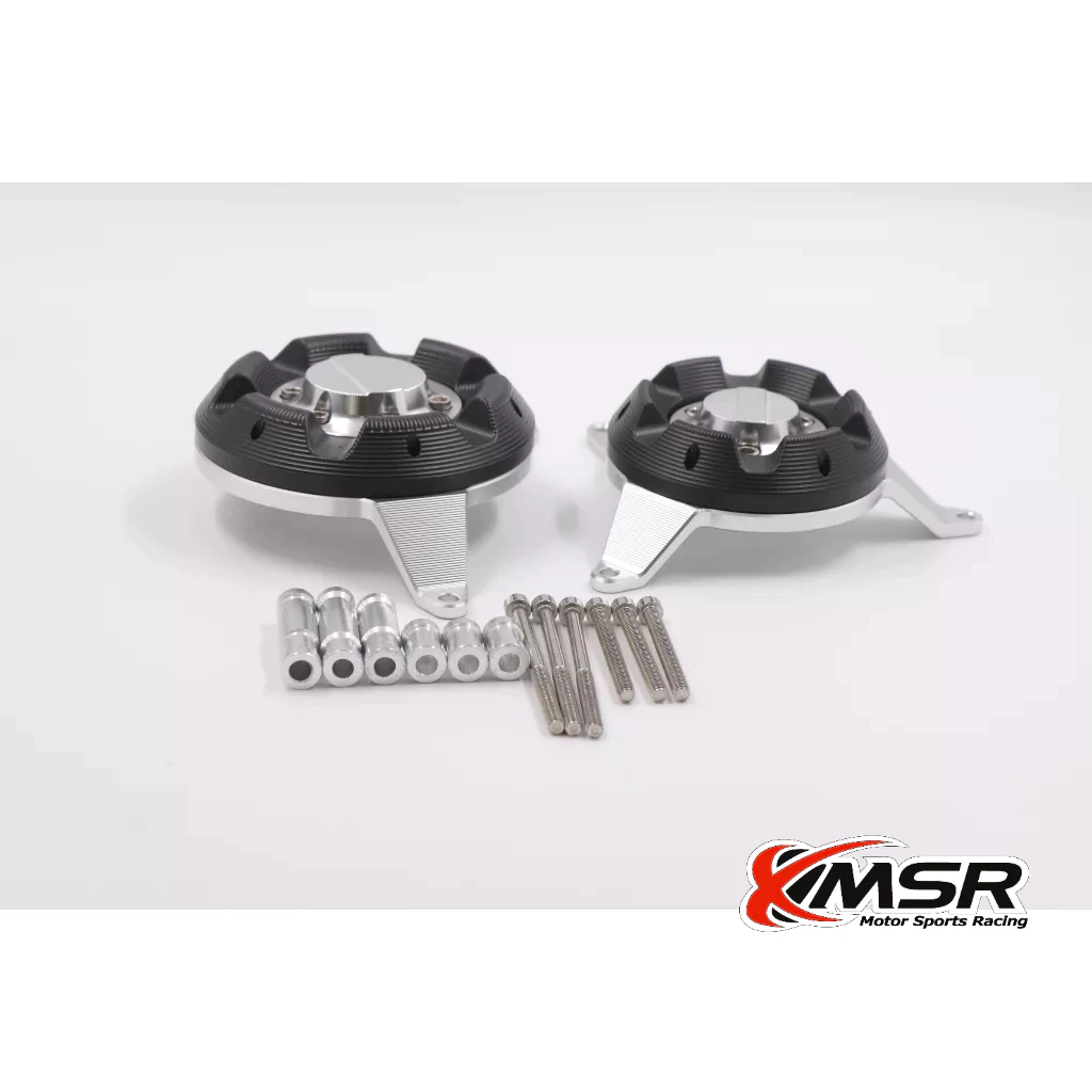 แท้100% ฝาครอบเครื่อง Kawasaki Z650 2017 2018 2019 2020 2021 2022 2023 ครอบเครื่องฝั่งซ้าย XMSR อะลูมิเนียม ของแต่ง