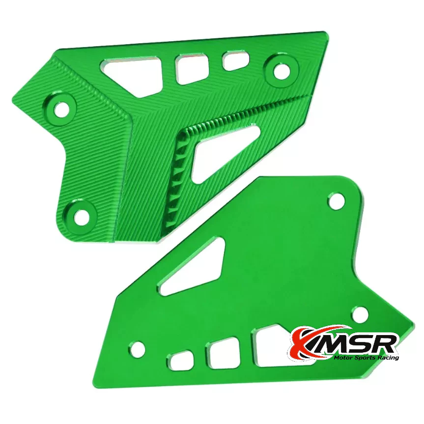 แท้100% แผ่นบังพักเท้าหน้า Kawasaki Z900 Z650 Ninja650 พักเท้า Xmsr อะลูมิเนียม แข็งแรง ทน สวยงาม ของแต่งมอไซค์