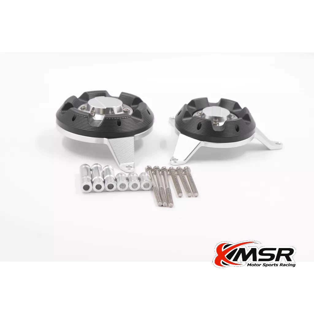 แท้100% ฝาครอบเครื่อง Kawasaki Z650 2017 2018 2019 2020 2021 2022 2023 ครอบเครื่องฝั่งซ้าย XMSR อะลูมิเนียม ของแต่ง