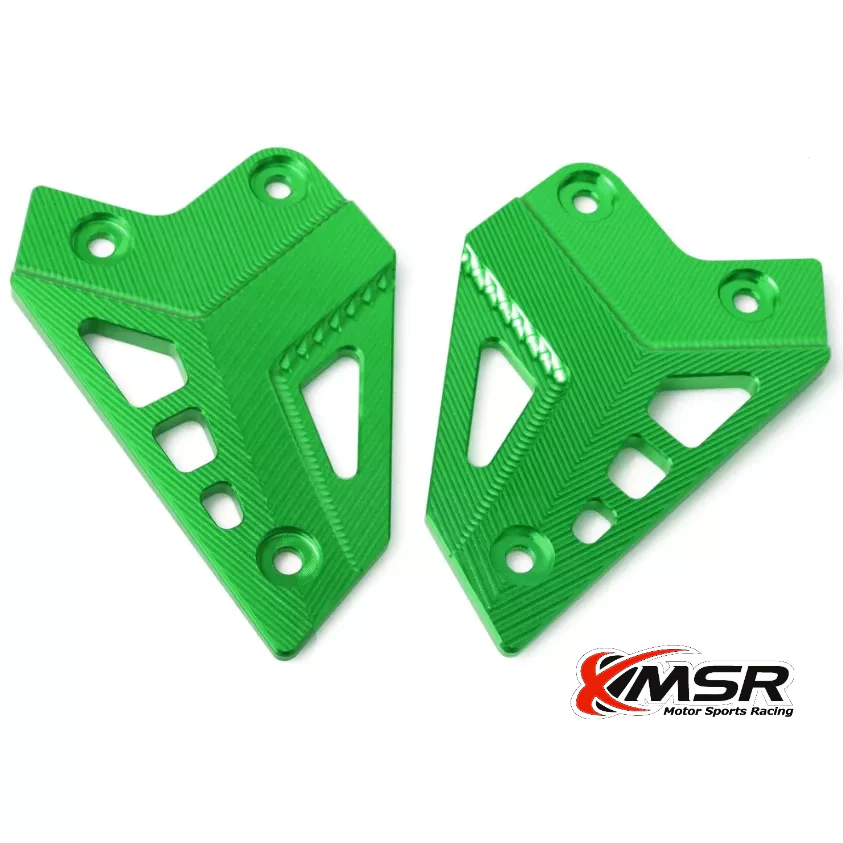 แท้100% แผ่นบังพักเท้าหน้า Kawasaki Z900 Z650 Ninja650 พักเท้า Xmsr อะลูมิเนียม แข็งแรง ทน สวยงาม ของแต่งมอไซค์