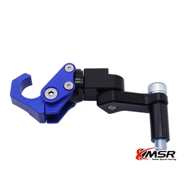 ตะขอเกี่ยวของ ตะขอแขวนของ สำหรับ HONDA FORZA หรือ YAMAHA สำหรับรูน็อตกระจกขนาด 10มม. ตะขอยึดรูหูกระจก งานCNC โดย Xmsr
