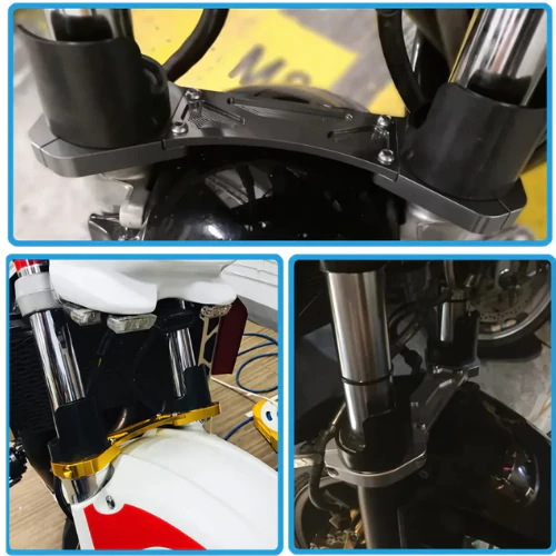บาลานซ์โช้คหน้าอลูมิเนียม HONDA CB650 CB650F 2014+ Front Fork Stabilizer CNC XMSR