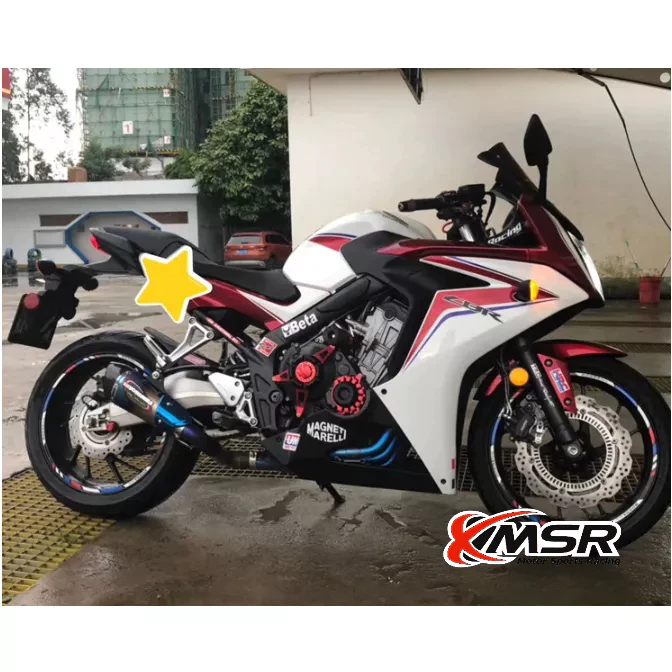 การ์ดเครื่อง กันแคร้ง HONDA CB650F CB650R CB650 กันรอย ป้องกันเครื่องยนต์ อลูมิเนียม แข็งแรง โดย Xmsr
