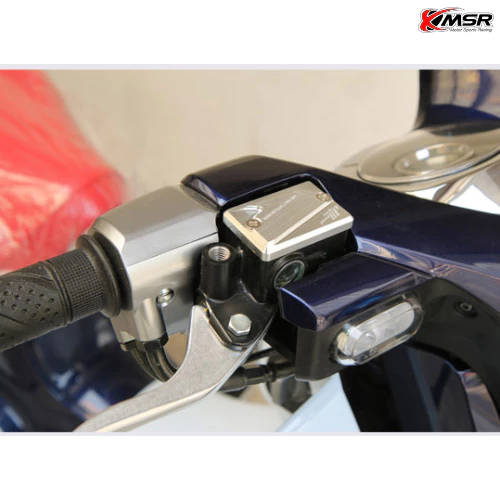 ฝาปิดปั๊มเบรคบน (1 ชิ้น) สำหรับ Honda หลายรุ่น PCX C125 Forza CBR125 CBR300 CL500 CL750 ครอบปั๊ม อะลูมิเนียม โดย Xmsr