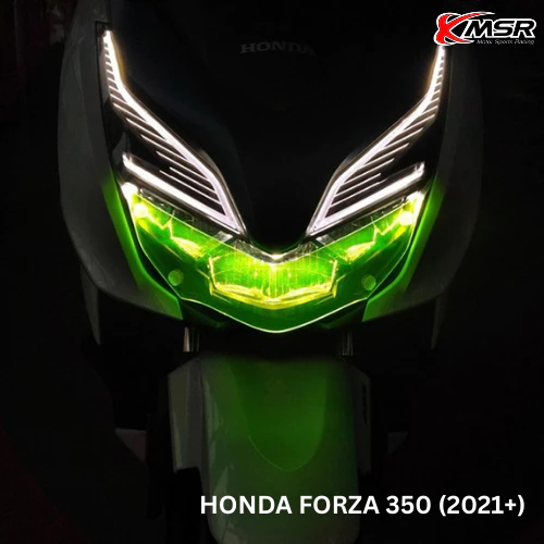 ครอบไฟหน้า HONDA FORZA 350 และ FORZA 300 อะคลิลิคหนา สีเขียวสะท้อนแสง พร้อมแถบกาว 3M กรอบไฟหน้า ทนทาน คุณภาพดี โดย Xmsr