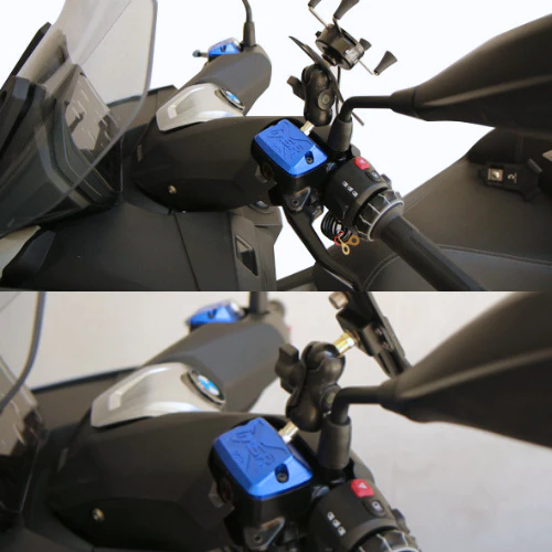 ฝาปิดปั๊มน้ำมันเบรคบน แท้100% ฝาปิดปั๊มเบรคบน Xmsr สำหรับ BMW C 400 ครอบปั๊ม อะลูมิเนียมอัลลอยด์ แข็งแรง ไม่เป็นสนิม